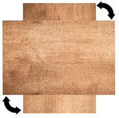 Magnetic Metal Board – Dry-Erase Wall Board & Strong Magnet Bulletin Board for Offices, Homes & Classrooms – Modern & Durable Wall Organizer : Light wood panel