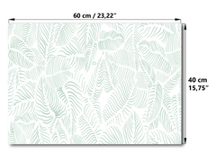 Concept Crystal Pizarra Blanca Magnética Minimalista, Panel Metálico para Escritura, Borrable