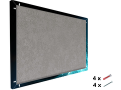 Magnetische Metalltafel – Trocken abwischbare Wandtafel und starke Magnet-Pinnwand für Büros, Zuhause und Klassenzimmer – Moderner und langlebiger Wand-Organizer: Feder-Wassertropfen
