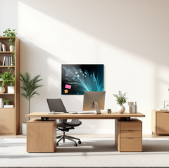 Lavagna Vision Board Magnetica Concept Crystal, Lavagna Bianca in Metallo per Obiettivi, Casa e Ufficio