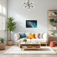 Magnetische Metalltafel – Trocken abwischbare Wandtafel und starke Magnet-Pinnwand für Büros, Zuhause und Klassenzimmer – Moderner und langlebiger Wand-Organizer: Feder-Wassertropfen
