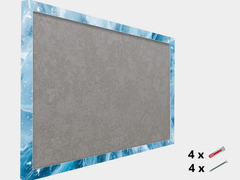 Tableau Blanc Métallique Moderne, Tableau Mémo Effaçable à Sec Design pour Bureau à Domicile