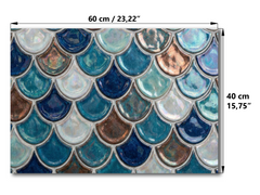 Lavagna Memo Magnetica Industriale Concept Crystal, Pannello in Metallo Cancellabile Resistente