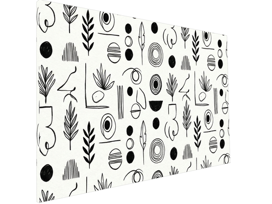 Concept Crystal ® Magnetic Metal Board – Dry-Erase Wall Board & Strong Magnet Bulletin Board for Offices, Homes & Classrooms – Modern & Durable Wall Organizer : Surreal Sketches