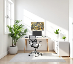 Tableau de Vision Magnétique Concept Crystal, Tableau Blanc Métallique Effaçable pour Objectifs & Bureau à Domicile