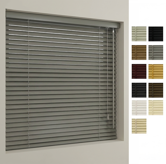 XXL 25mm Wooden Venetian Blinds – Recess Mount