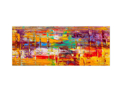 Contemporary glass kitchen panel - Wide format wall backsplash BBS30 w/wo magnetic properties : Art. Series : Abstract art background 2