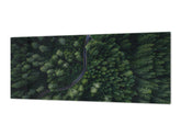 Breitformat Wandpaneel - Design-Wandfliese BBS34 mit/ohne magnetische Eigenschaften: Verschiedene Serie: Waldweg