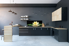 Design glass backsplash - Tempered Glass BBS29 splashback w/wo magnetic properties : Nature Series : Beautiful water lilly flower 2