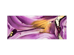 Contemporary glass kitchen panel - Wide format wall backsplash BBS30 w/wo magnetic properties : Art. Series : Liquid colours 4