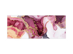 Contemporary glass kitchen panel - Wide format wall backsplash BBS30 w/wo magnetic properties : Art. Series : Liquid colours 5