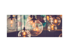 Wide format Wall panel - Design backsplash BBS34 w/wo magnetic properties : Miscellaneous series : Retro lamps