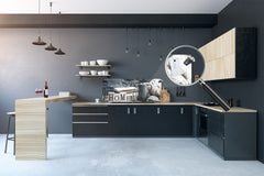 Wide format Wall panel - Design backsplash BBS34 w/wo magnetic properties : Miscellaneous series : Home