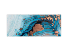 Panel de vidrio contemporáneo para cocina - Revestimiento de pared de gran formato BBS30 con/sin propiedades magnéticas: Serie Art.: Colores líquidos 3