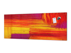 Stylish glass backsplash - Photo glass upstand BBS31 w/wo magnetic properties : Textures series : Abstract colour texture