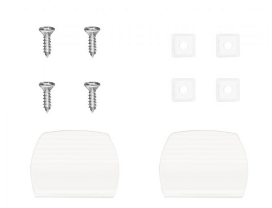 Installation set for Custom Pleated Blinds - Secure drill-mount