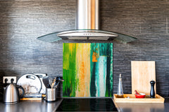 Unique Glass kitchen panel – Tempered Glass backsplash – Art design Glass Upstand NBS15: Art Series : Abstract art background 4