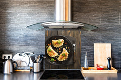 Printed tempered glass backsplash – BS23 European tradicional food Series: Dumplings 4