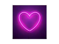 Petite armoire pour les clés avec décoration au choix K15 Monde chic Coeur de led