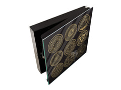 Wall Mount Key Box together K12 Occult emblem collection