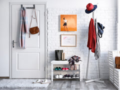 Petite armoire pour les clés avec décoration au choix K13 Belle fille en levant