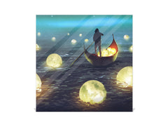 Wall Mount Key Box together with Decorative Dry Erase Board K14 Worldly motives: Starry lake