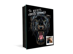 Pizarra Magnética con Armario para llaves K02 Pantera negra