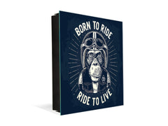 Cajetín de llaves con Pizarra de cristal K07 Monkey motorista