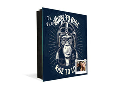 Cajetín de llaves con Pizarra de cristal K07 Monkey motorista