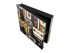 Schließfach aus Stahl für die Schlüsselaufbewahrung K10 Audiokassetten