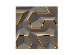 Wall Mount Key Box together with Decorative Dry Erase Board KN09 Colourful Variety Series: Glossy geometric modules