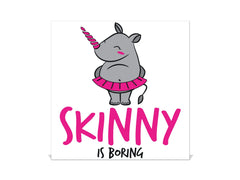 Tableau en verre avec surface magnétique et cadre pour clés K07 Dessin de rhinocéros