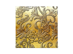 Key Cabinet Storage Box with Frameless Glass White Board KN10 Decorative Surfaces Series: Metal flowers