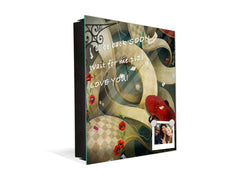 Wall Mount Key Box together with Decorative Dry Erase Board K14 Worldly motives: Whirl of time