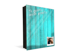 Schließfach aus Stahl für die Schlüsselaufbewahrung K10 Altes Hartholz