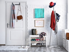 Wall Mounted Key Holder K10 Turquoise wood