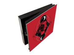 Wandmontierter Schlüsselhalter K11 Surrealistisches hübsches Mädchen