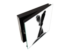 Petite armoire pour les clés avec décoration au choix K15 Monde chic Jambes ci-dessus