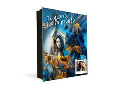 Petite armoire pour les clés avec décoration au choix K13 Femme sensuelle