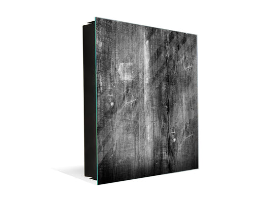 Decorative key Storage Cabinet K10 Old black wood