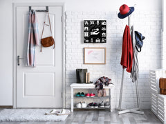 Porte-clés décoratif avec tableau à surface magnétique K10 Choses dans la maison