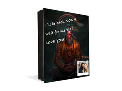 Petite armoire pour clés avec motif au choix K01 Lignes concentriques