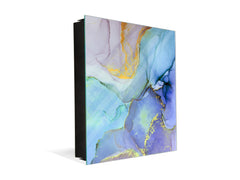 Concept Crystal Wall Mount Key Box together with Decorative Dry Erase Board KN03 Colourful abstractions Series: Colorful abstraction 1