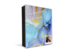 Concept Crystal Wall Mount Key Box together with Decorative Dry Erase Board KN03 Colourful abstractions Series: Colorful abstraction 1