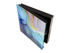 Concept Crystal Wall Mount Key Box together with Decorative Dry Erase Board KN03 Colourful abstractions Series: Colorful abstraction 1