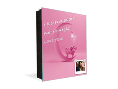 Wall Mount Key Box together with Decorative Dry Erase Board K14 Worldly motives: Moon sheep