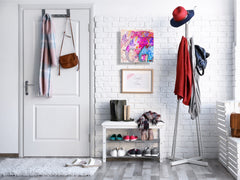 Petite armoire pour clés avec motif au choix K01 Lignes concentriques