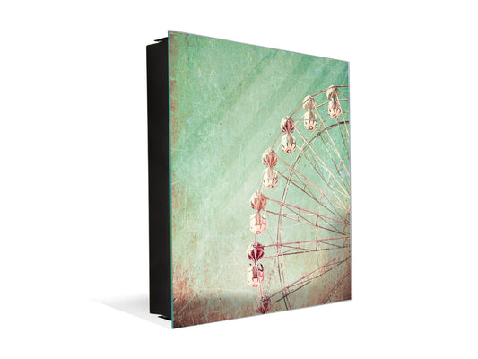 Petite boîte pour clés élégante avec décoration à votre guise K08 Carnaval de la grande roue