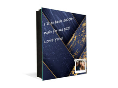 Armadietto moderno per chiavi con motivo a scelta K01 Linee concentriche