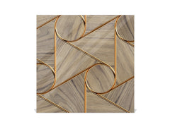 Key Cabinet Storage Box with Frameless Glass White Board KN10 Decorative Surfaces Series: Circles and triangles